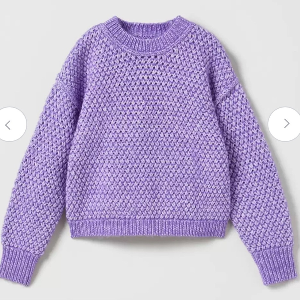 Zara Purple Children’s Sweater Size 13-14